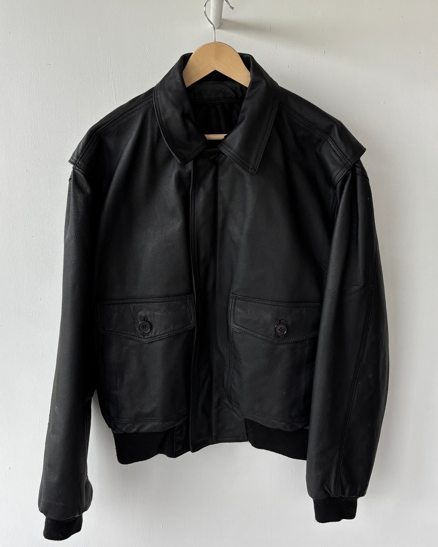 M - VINTAGE LEATHER PILOT JACKET