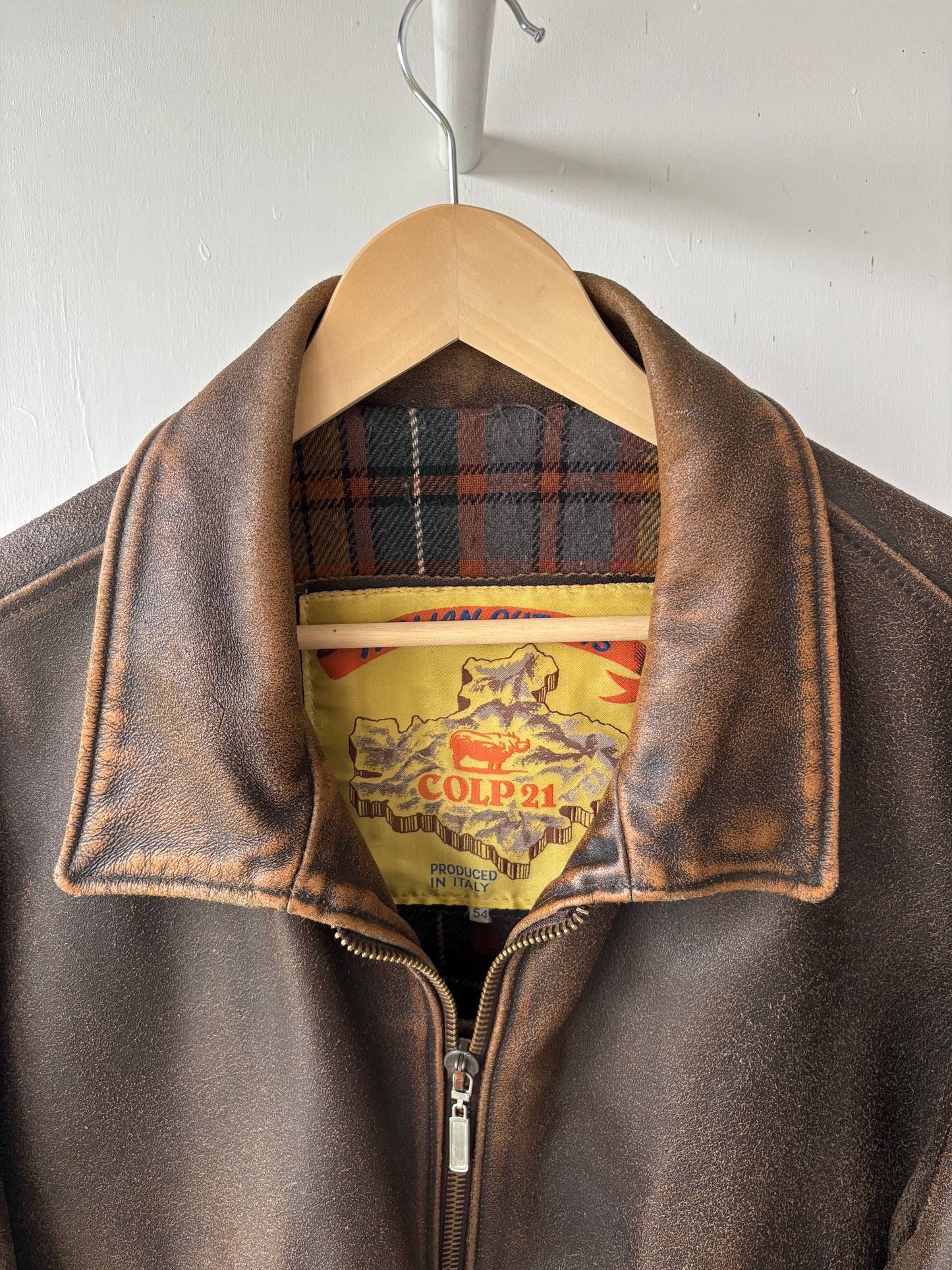 XL - VINTAGE LEATHER JACKET