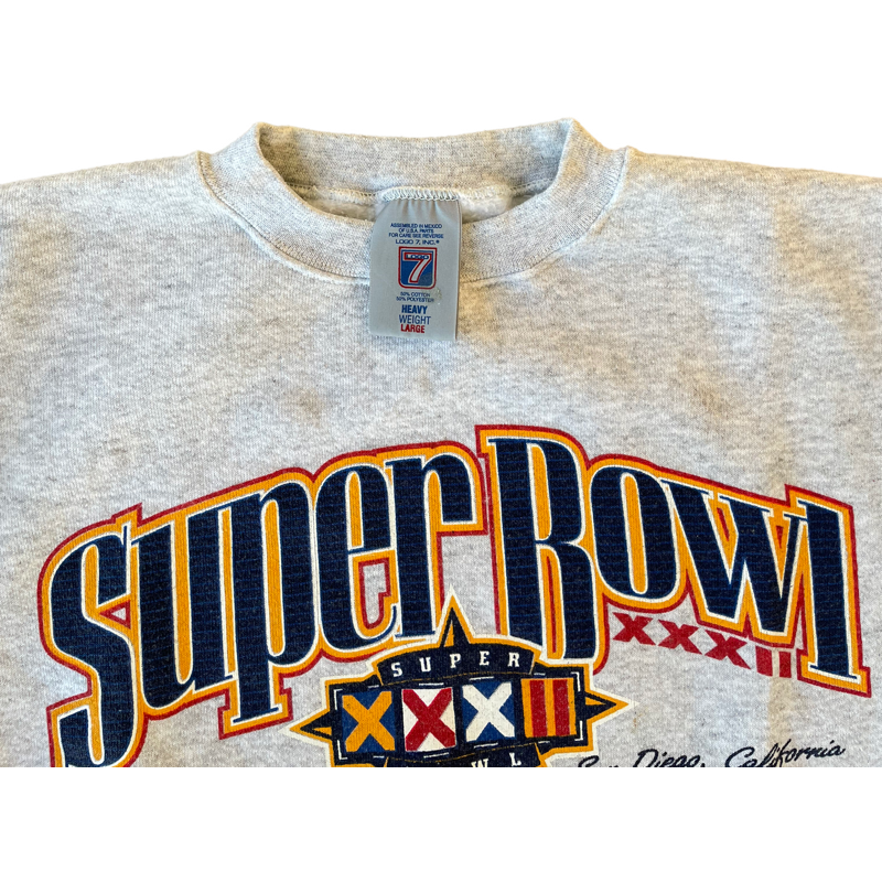M VINTAGE 98 SUPER BOWL SWEATSHIRT Govintage