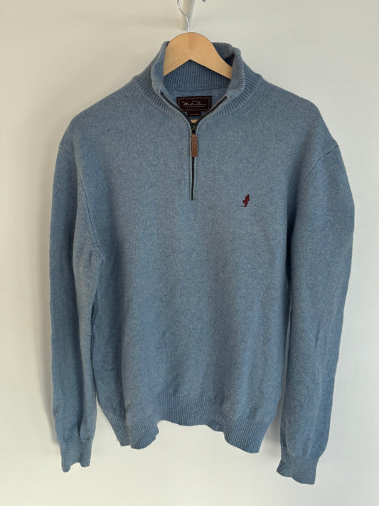 M - VINTAGE MARLBORO CLASSICS QUARTER ZIP SWEATSHIRT